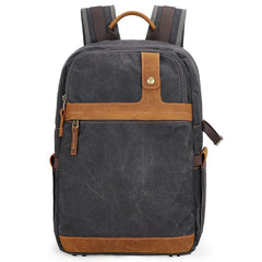 Waterproof Batik Canvas Camera Backpack Bag