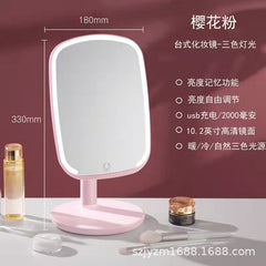 New LED Makeup Mirror with Three Color Lighting