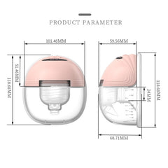 Intelligent All-in-One Electric Breast Pump with Large Suction