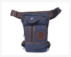 Wholesale Cross-Border Men's Canvas Waist Bag (Retro)