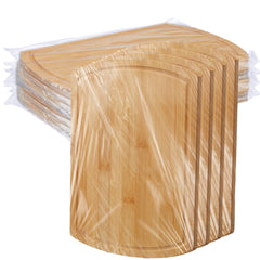 Patelai 12 Pack Large Cutting Boards Bulk Wooden Cutting Board Kitchen Chopping Boards for Crafts DIY Wedding Housewarming Gift (12 x 9 InchBamboo)