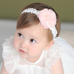 Floral Baby Headband, Cute Princess Hair Accessory