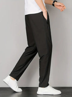 Men's Casual Solid Color Loose Straight-leg Sport Pants