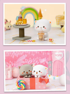 Peach Cat Second Series Lucky Cat Blind Box Figurine