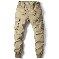 Men's Solid Color Casual Cargo Pants in Multiple Colors