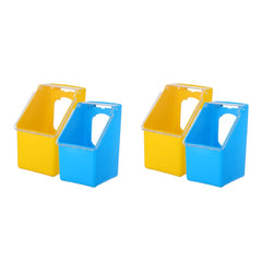POPETPOP 4 pcs Thicken Pigeon Hanging Feeder Multifunctional Feeding Basin for Birds Ideal Pet Supply for Pigeons Parrots and Chickens and Easy to Use