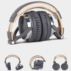 50mm Over-Ear Wired Monitor Headphones with Mic