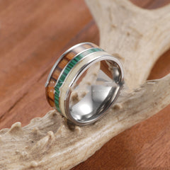 European American Summer Trend Pure Titanium Ring