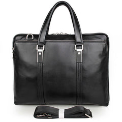 Gentleman Style Leather Business Briefcase Handbag