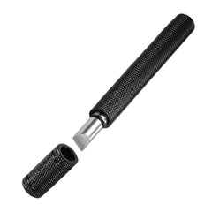 Golf Club Groove Sharpener Golf Club Cleaner and Iron Wedge Groove Sharpener Tool with 1 Carbide Tungsten Steel Cutters Golf Club Re-Grooving Cleaning Tool 6-Tip Golf Accessory (Black)