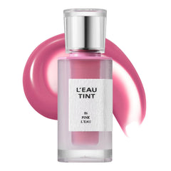 BBIA L’EAU Tint – Glossy & Glow Lip Stain Watery Lip Tint Non-Sticky High Shine Finish Long-lasting Moisturizing Lightweight Natural Daily Use Vegan Korean Lip Makeup (06 PINK LEAU)
