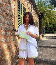 2024 New Women's Casual Loose Short Shirt Set