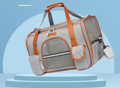 Large Foldable Pet Carrier Backpack for Dogs and Cats