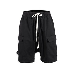 Loose-Fit Cargo Shorts with 3D Cut Pockets