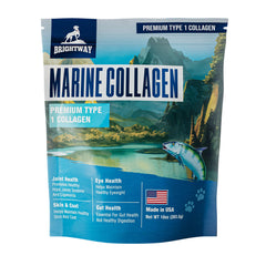 Wild Caught Marine Collagen Peptide for Dogs- Improves Gut Skin & Coat Health Allergies Pet Mobility Hip & Joint Supplement Health