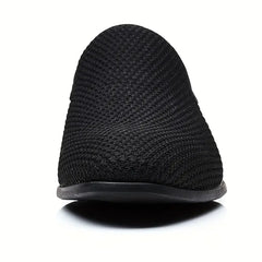 Men's Lightweight Non-Slip Knitted Loafers for Casual Wear