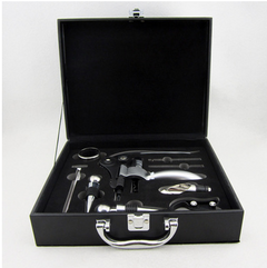 9-Piece Wine Opener Set in Wooden Gift Box