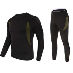 Men's Thermal Cycling Base Layer Set for Fall and Winter