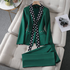 High Quality Red Formal Suit for Women Business Attire