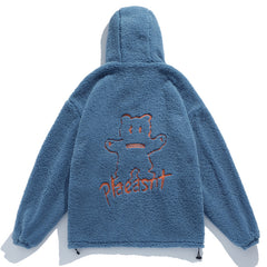 Tide Brand Cotton Couple Lamb Velvet Coat