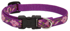 LupinePet Originals 1/2" Rose Garden 6-9" Adjustable Collar for Extra Small Dogs