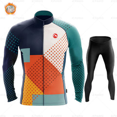 Men's Thermal Fleece Cycling Suit for Winter Riding