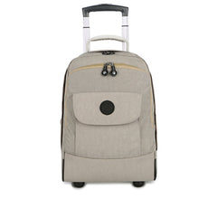 17-Inch Waterproof Rolling Backpack for Students and Travel
