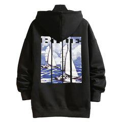 Men's Plus Size Velvet Hooded Jacket for Autumn/Winter