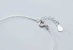 S925 Silver 8-Character Bracelet - Fresh Style Jewelry