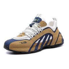 Lightweight High-Top Men's Casual Sports Leather Shoes