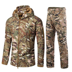 Men's Waterproof Camouflage Fishing Jacket and Pants Set