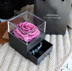 Eternal Flower Jewelry Box Gift Set