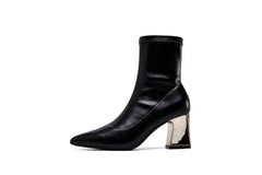 Fashionable High Heeled Martin Boots for Women