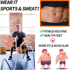 Men's Zippered Fitness Suit for Running and Fat Burning