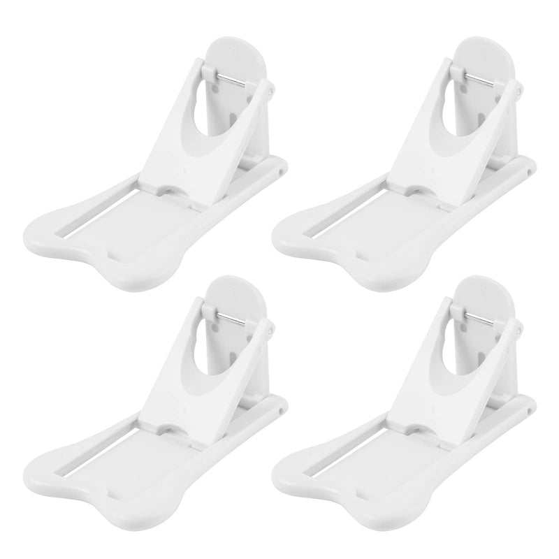 Baby Sliding Door Lock Lobularsky 4 Pack Multi-Use Child Safety Cabinet Locks for Sliding Glass Doors Kitchen Windows Closet Patios door Easy Install No Drill Required White 3M Adhesive