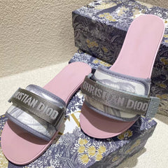 D Family Summer New Style Slip-On Flat Sandals