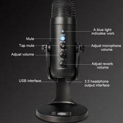 USB Microphone for Mobile Gaming and Live Recording