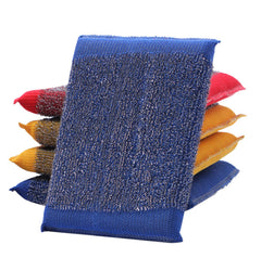 6 Pack Steel Scrub Sponge Dish Wash Sponge Multi-Use Heavy Duty Scrub for Dishwashing Long Lasting Kitchen Sponge for Hard Surface Tools