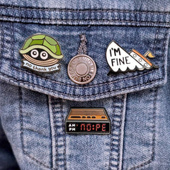 I'm Fine Boat Pin