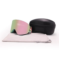 Snowledge Double-Layer Magnetic Ski Goggles for All