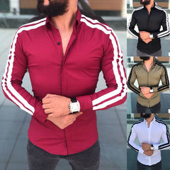 Men's Long Sleeve Fashion Striped Shirt - Wholesale Supplier