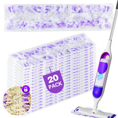 20 Count Power Mop Pads Refills for Swiffer PowerMop Multi-Surface Mopping Pad Disposable Replacement Mop Refill Pads Compatible with Swiffer PowerMop Safe on All Finished Floors.