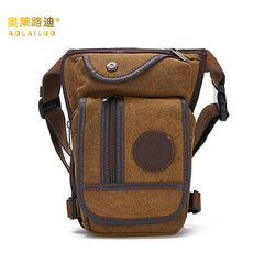 Wholesale Cross-Border Men's Canvas Waist Bag (Retro)