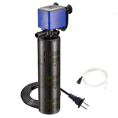 JAJALE Water Pump 475 GPH 3-in-1 Submersible Internal Filter Aquarium Powerhead Water Pump Ultra Quiet for AquariumFish Tank