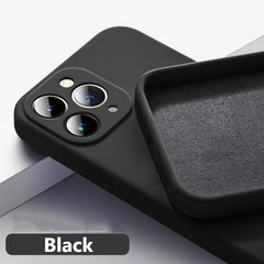 Astubia Square Liquid Silicone Phone Case for iPhone 11-14