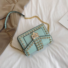 Rhinestone Chain Shoulder Bag