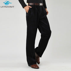 Men's Thick Corduroy Casual Pants for Middle-aged (1pc)