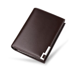 Men's Leather Wallet with Multi-Card Slots (One Piece)