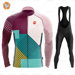 Men's Thermal Fleece Cycling Suit for Winter Riding