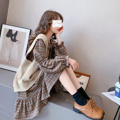 Japanese Style Sweet Long Sleeve Shirt with Ruffle Collar